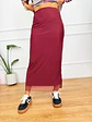 Daquiri Skirt 37310 Wine  - thumbnail 4