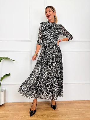 Amaretto Maxi Dress Grey 