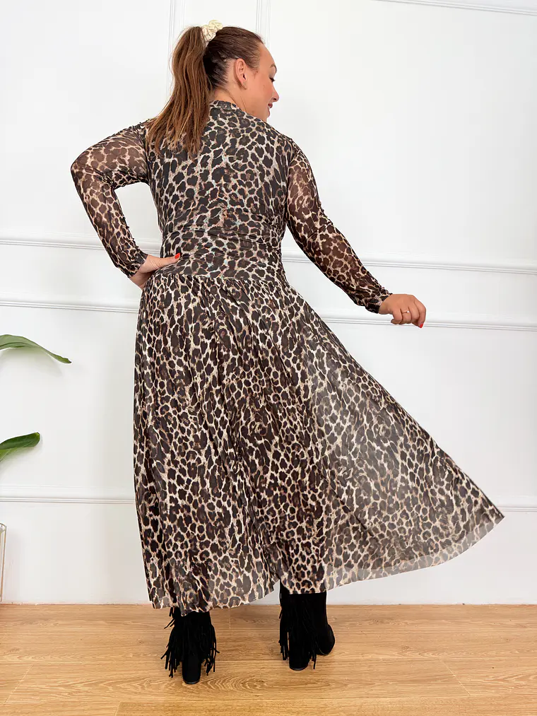 Amaretto Maxi Dress Brown 3