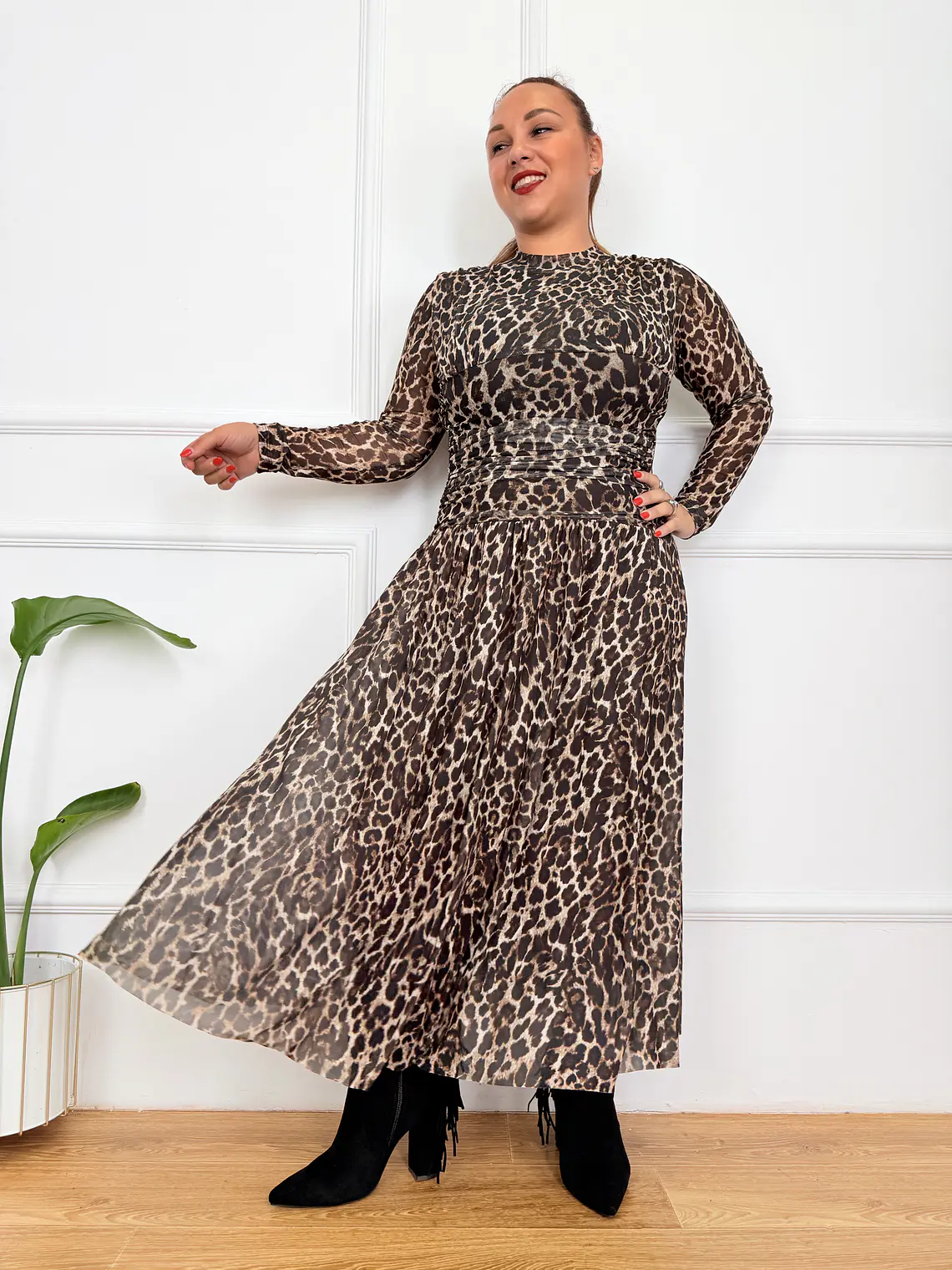 Amaretto Maxi Dress Brown 1