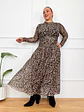 Amaretto Maxi Dress Brown - thumbnail 1