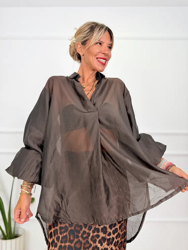 Obsession Blouse Brown 26532 1