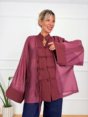 Downtown Shirt Eggplant 26535 