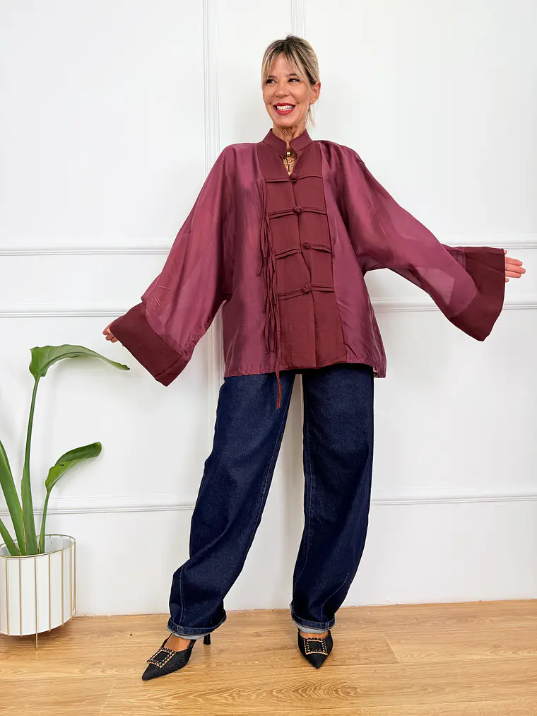 Downtown Shirt Eggplant 26535  2