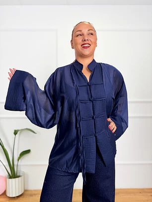 Downtown Shirt Blue 26535   