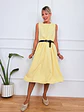 Elys Dress Yellow 55012 - thumbnail 2