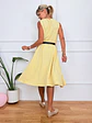 Elys Dress Yellow 55012 - thumbnail 3