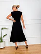 Fever Midi Dress Black K547  - thumbnail 2