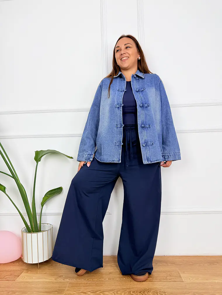 Monroe Jean Jacket Βlue 346 3