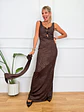 Silk and Stone Dress 14176 Brown - thumbnail 2