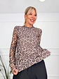 Whiskey Sour Blouse Leo Mocha 3398 - thumbnail 1