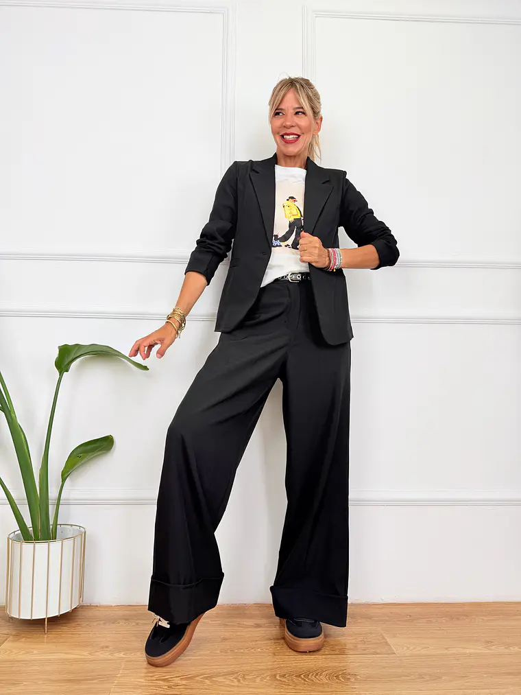 Espresso Blazer Black 8033  2