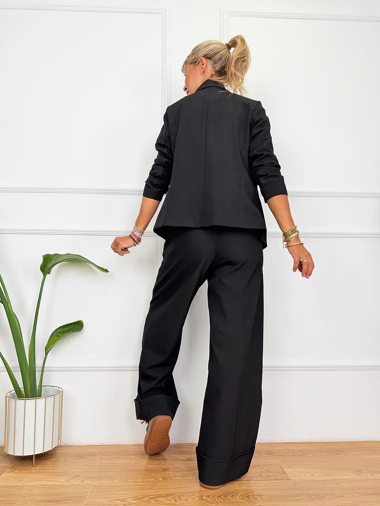 Espresso Blazer Black 8033  4