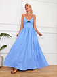 Nostalgia Maxi Dress Blue 5925 - thumbnail 1