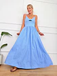 Nostalgia Maxi Dress Blue 5925 - thumbnail 2