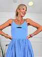 Nostalgia Maxi Dress Blue 5925 - thumbnail 4