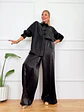 Afroditi Satin Set Black 10273 - thumbnail 1