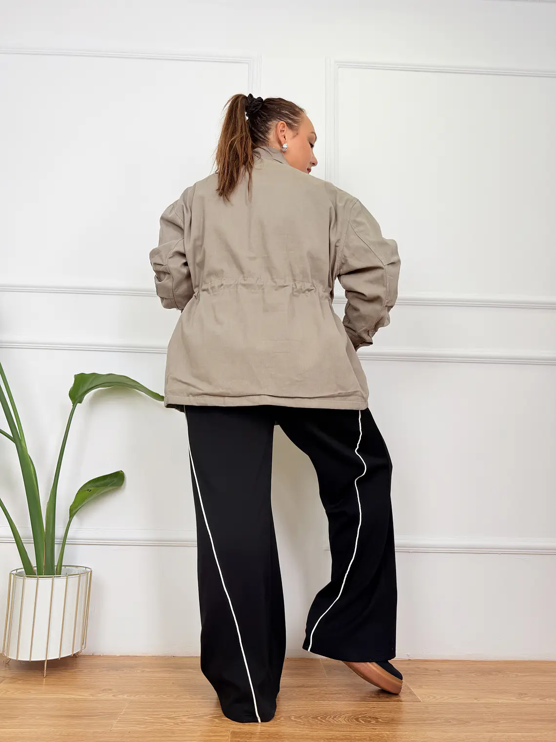Harper Blazer Chaki 15600  4