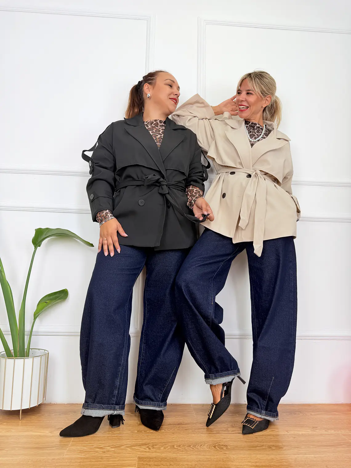 Ypanema Trench Coat Black 89995  2