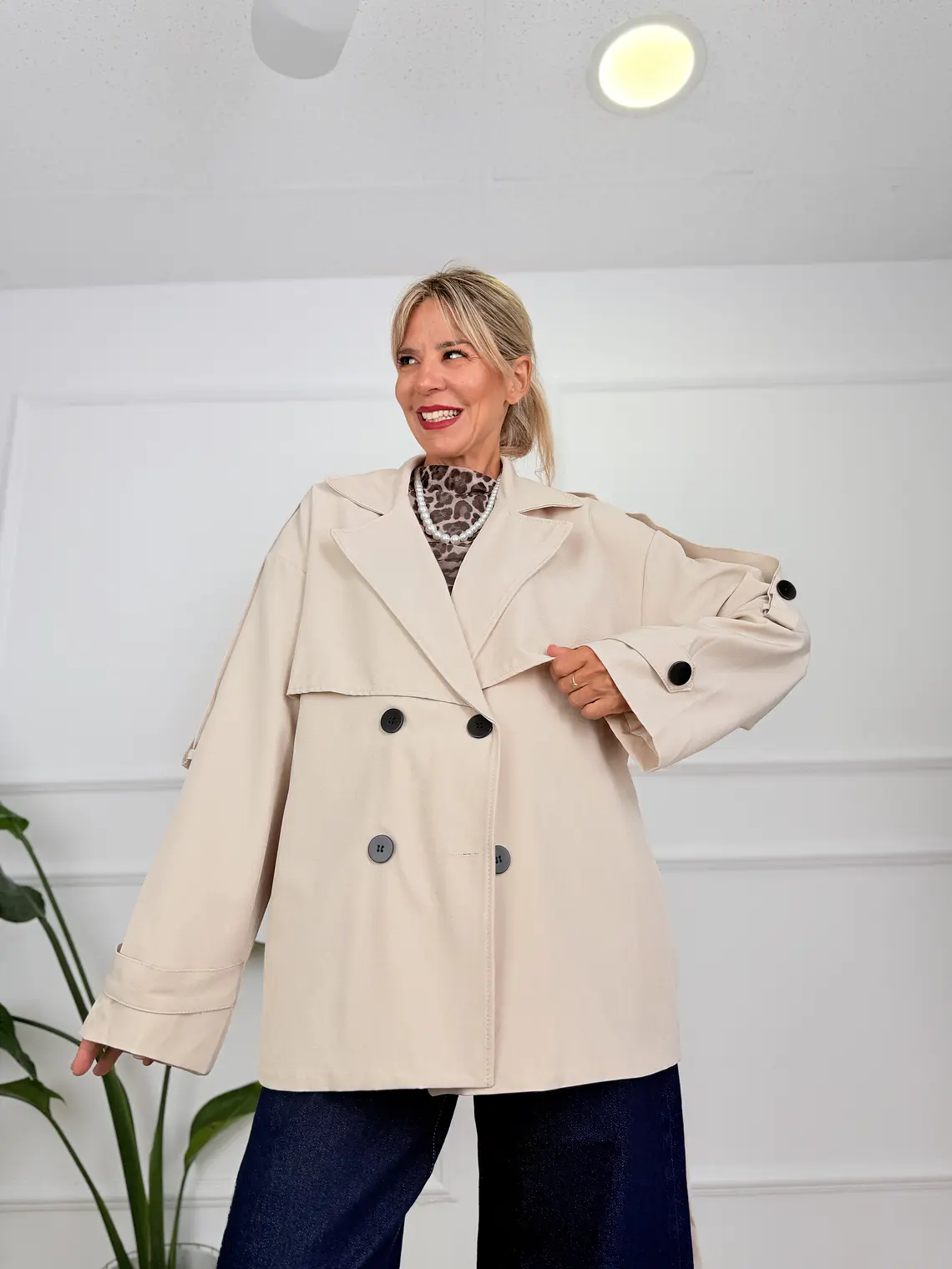 Ypanema Trench Coat Beige 89995   1