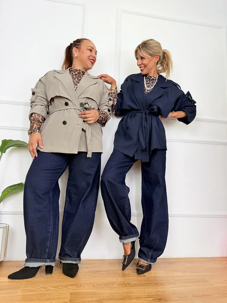 Ypanema Trench Coat Blue 89995 2