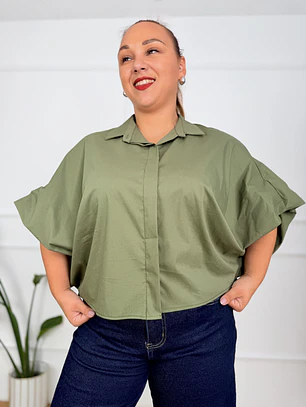 Atladis Shirt Chaki 38726  