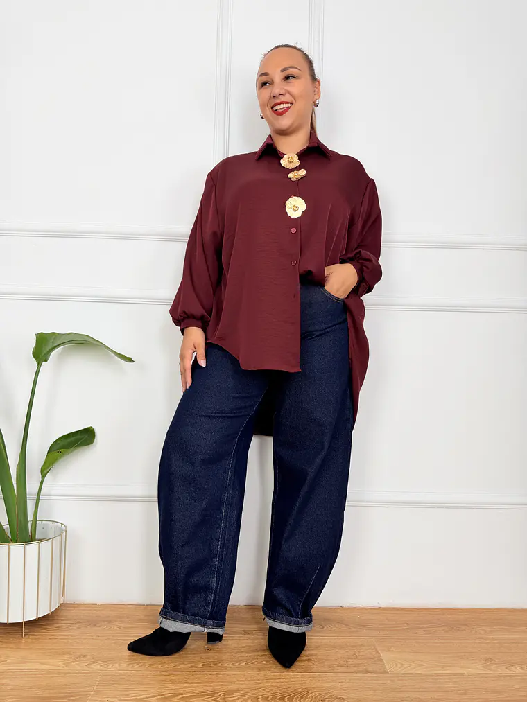 Echo Shirt Wine 6820 1