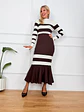 Athena Maxi Dress Brown 727  - thumbnail 1