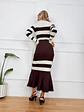 Athena Maxi Dress Brown 727  - thumbnail 4