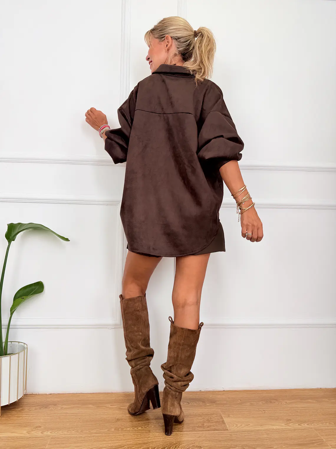 Umbrella Skort Brown SM09691     2