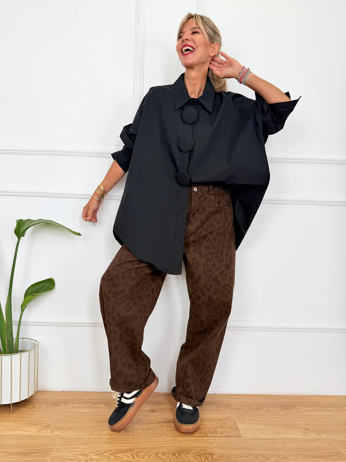 Andromeda Leo Jean Pants Brown 2484  1