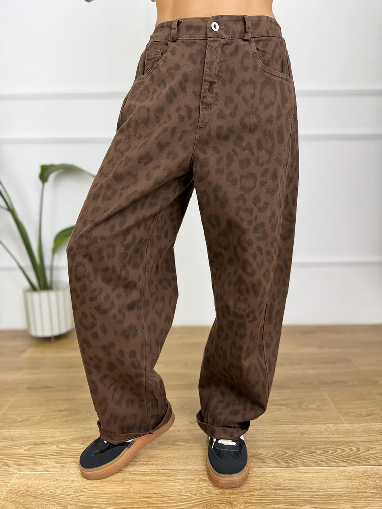 Andromeda Leo Jean Pants Brown 2484  4