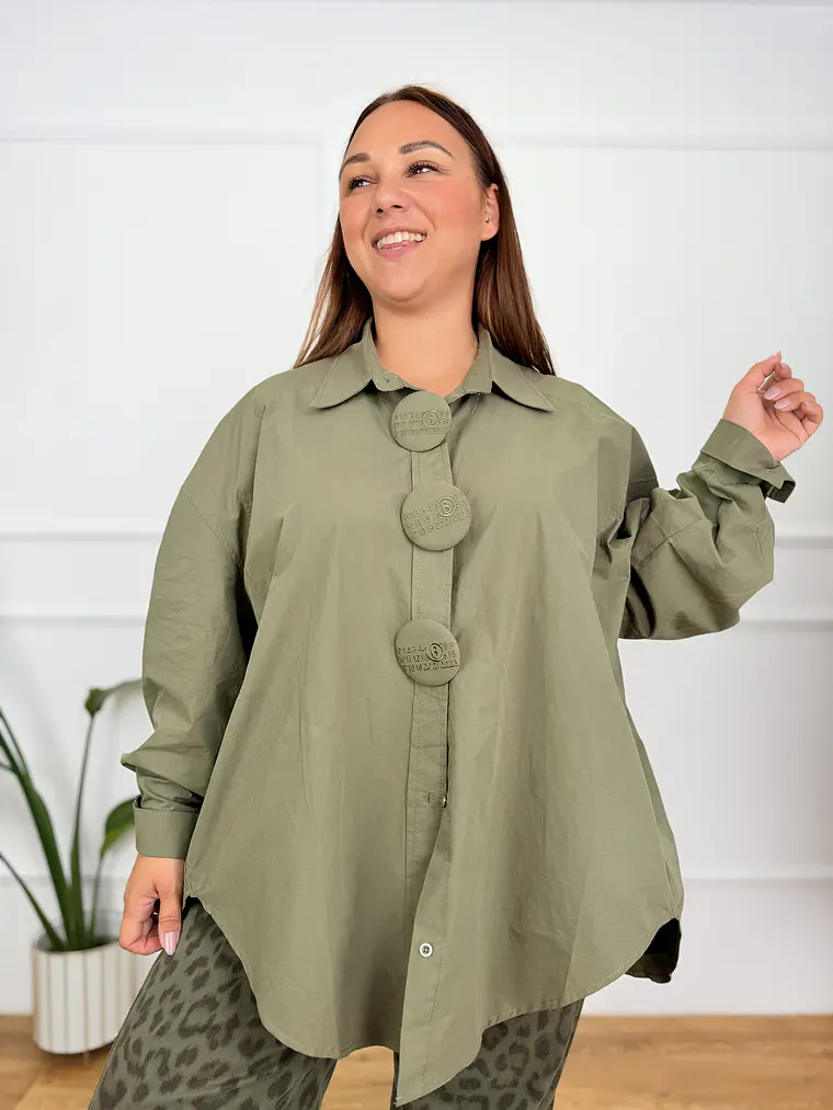 Black Coffee Shirt Chaki  13265   1