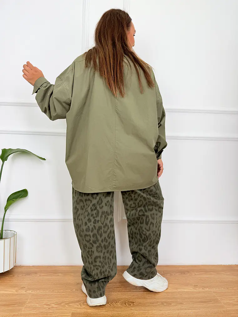 Black Coffee Shirt Chaki  13265   4