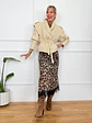 Scarlett Leather Jacket Beige 202376  - thumbnail 1