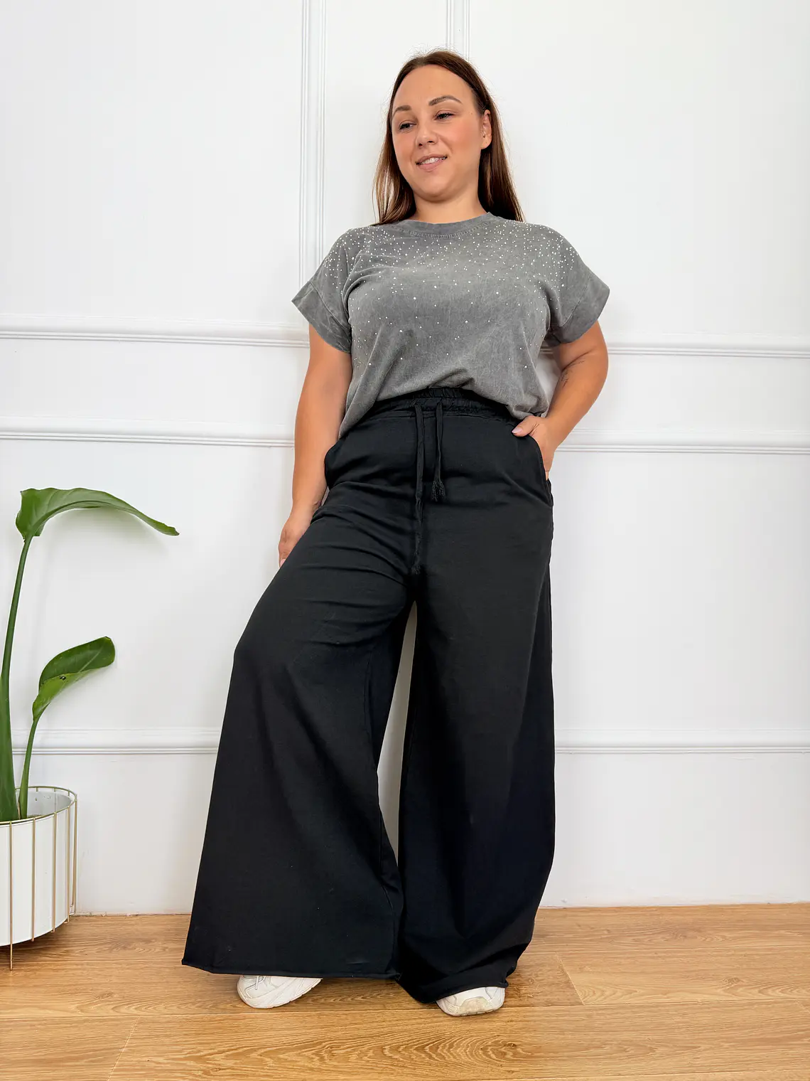 Ariadne T-shirt Strass Grey 94439   3