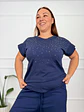 Ariadne T-shirt Strass Blue 94439    - thumbnail 1