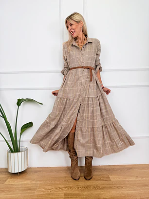 Logan Checkered Dress 2765