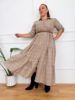 Logan Checkered Dress 2765