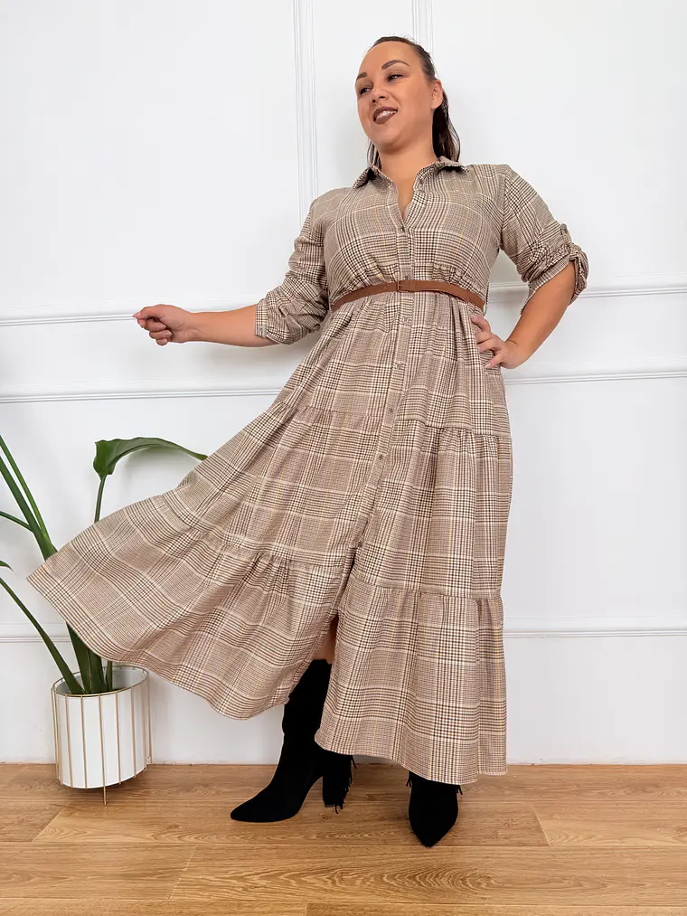 Logan Checkered Dress 2765 2