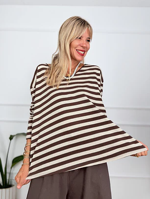 Sierra Blouse Brown (5.) 6854   