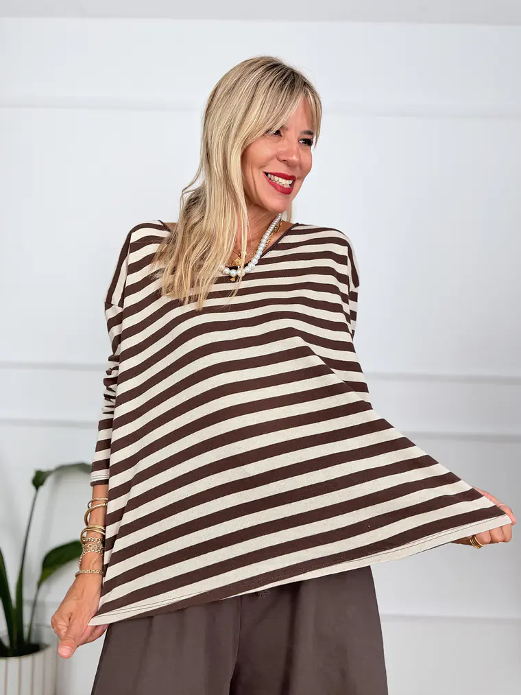 Sierra Blouse Brown (5.) 6854    2