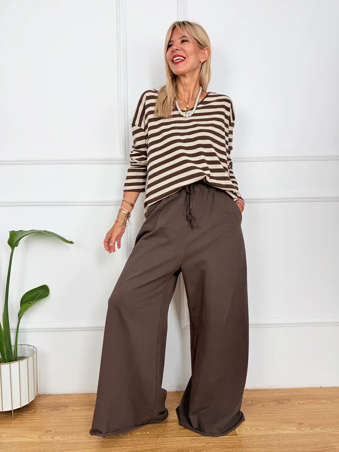 Sierra Blouse Brown (5.) 6854    3