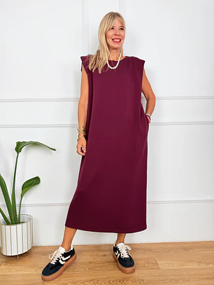 Clint Dress Wine 2625 
