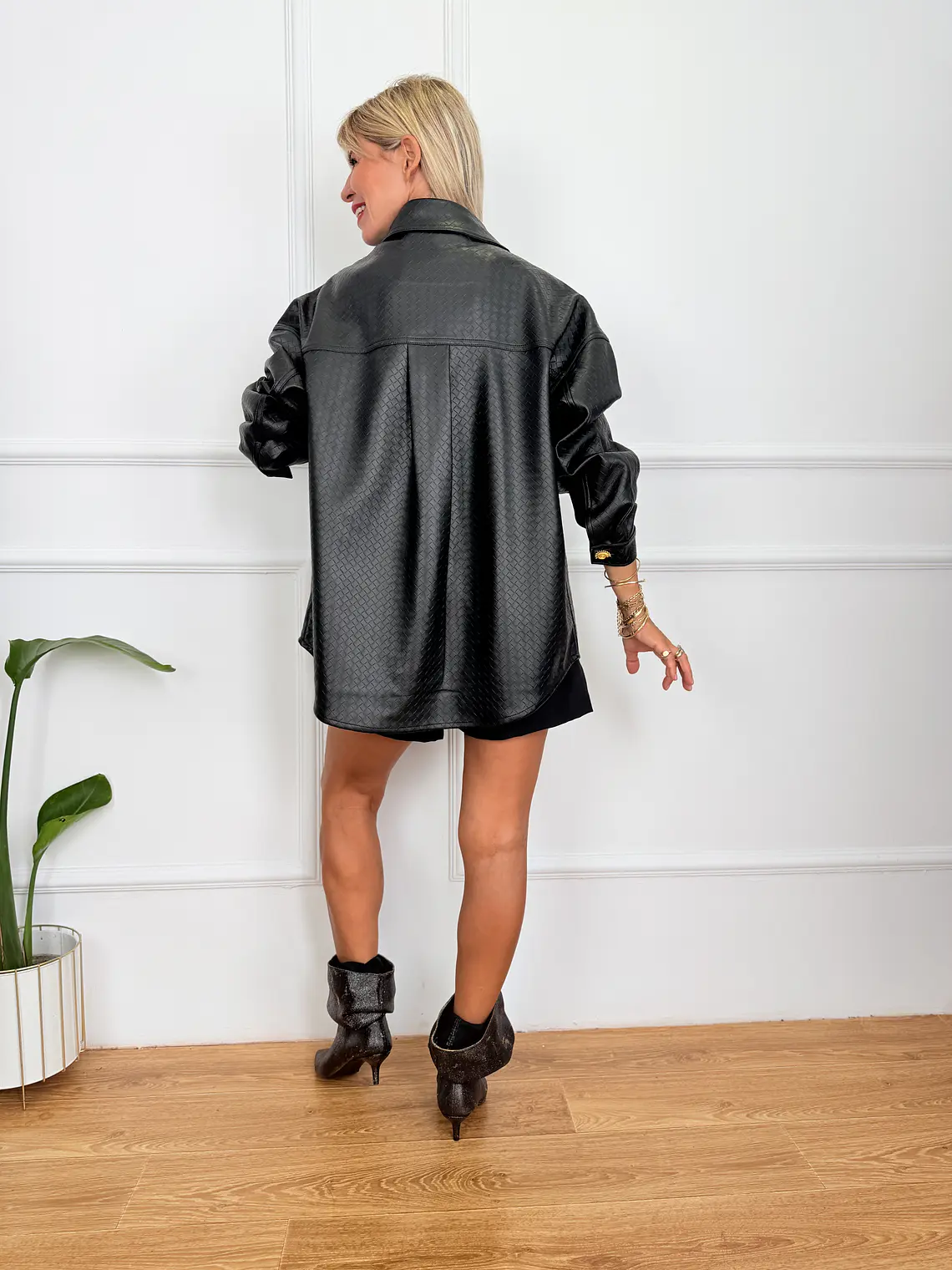 PU leather jacket MD0104  2