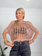 8676 blouse  bronze - thumbnail 1