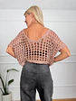 8676 blouse  bronze - thumbnail 4
