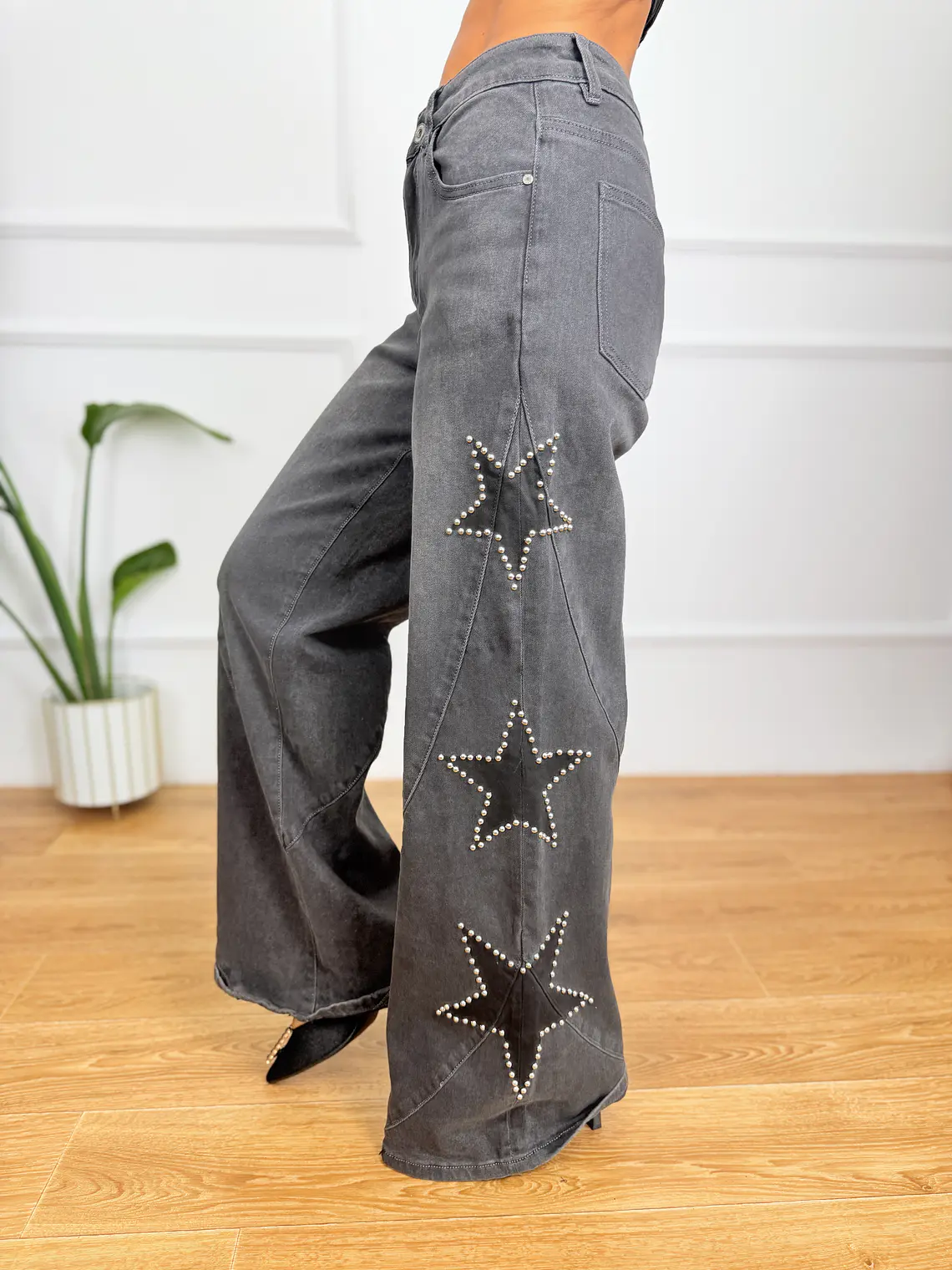 Stars Black Jeans Bootcut 9393 4
