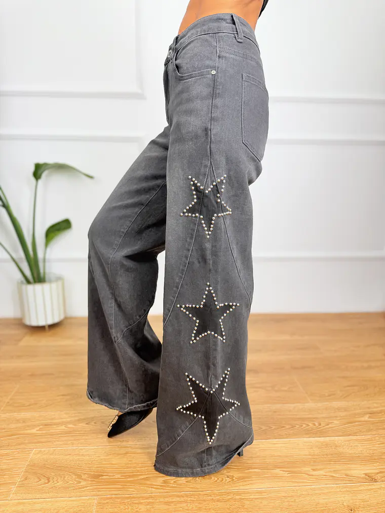 Stars Black Jeans Bootcut 9393 4