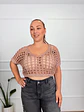 8676 blouse  bronze - thumbnail 2
